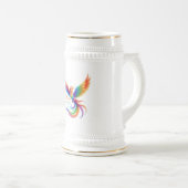 Persoonlijke Regenboog Phoenix Naam Geboortedatum  Bierpul (Voorkant rechts)