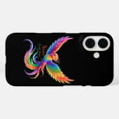 Persoonlijke Regenboog Phoenix Naam Geboortedatum  Case-Mate iPhone Case (Achterkant (horizontaal))