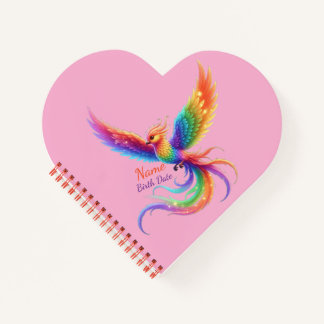 Persoonlijke Regenboog Phoenix Naam Geboortedatum Notitieboek