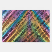 PERSOONLIJKE regenboog pride inpakpapier 3 design (Voorkant 3)