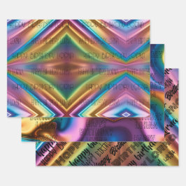 PERSOONLIJKE regenboog pride inpakpapier 3 design