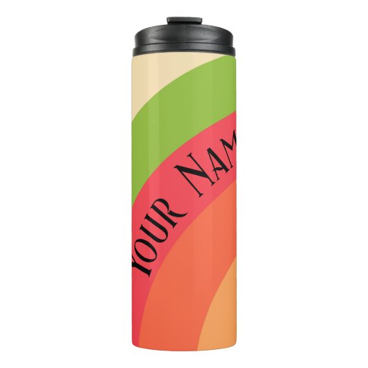 Persoonlijke Regenboog Thermosbeker (Voorkant)