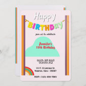 Persoonlijke Regenboog Verjaardagskaart Kaart (Voorkant / Achterkant)