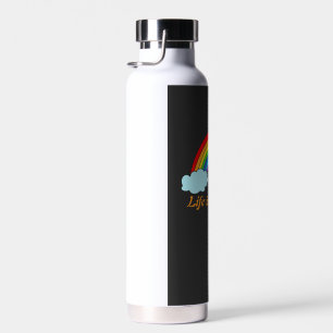 Persoonlijke Regenboog Waterfles Aangepaste Naam