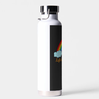 Persoonlijke Regenboog Waterfles | Aangepaste Naam
