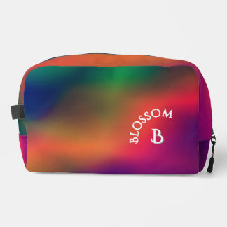 Persoonlijke Regenboogbloesem Toilettasje