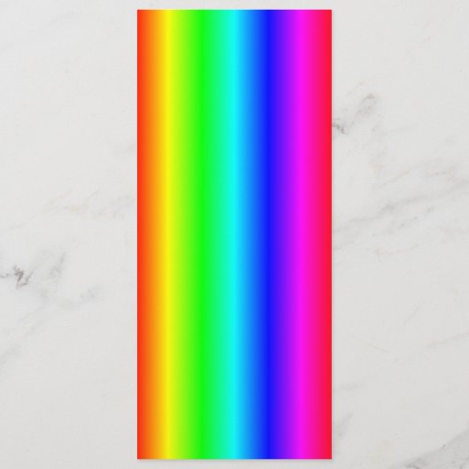 Persoonlijke regenbooggradiënt bladwijzer met naam (Achterkant)