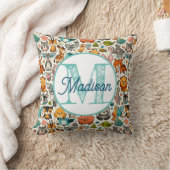 Persoonlijke regenboogkussen met monogram kussen (Deken)