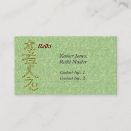 Persoonlijke Reiki Master visitekaartjes