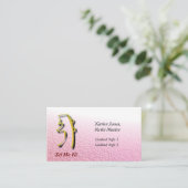 Persoonlijke Reiki Master visitekaartjes (Staand voorkant)