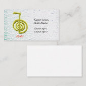 Persoonlijke Reiki Master visitekaartjes (Voorkant / Achterkant)