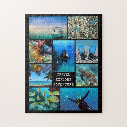 Persoonlijke reisfotografie Fotocollage Legpuzzel (Verticaal)