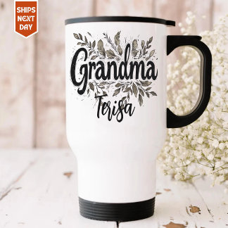Persoonlijke reismok voor oma, douanenaam koffie reisbeker