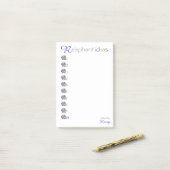 Persoonlijke 'RElephant' Creative Ideas Elephant Post-it® Notes (Op bureau)