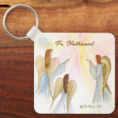 Persoonlijke Religieuze Engelen Sleutelhanger (Voorkant)
