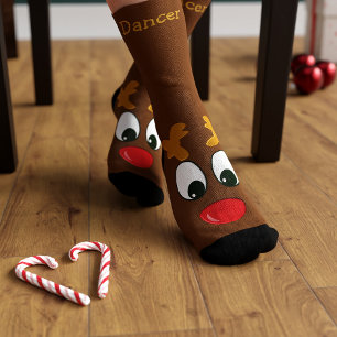 Persoonlijke rendier Kerstvakantie sokken