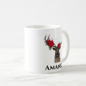 Persoonlijke rendiertjes - mok voor lichte kerstko (Voorkant rechts)