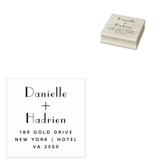 Persoonlijke Retouradres Stempel van Rubber (Gestempeld)