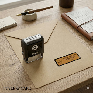 Persoonlijke Retouradreslabels - Voeg uw tekst toe Etiket