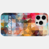 Persoonlijke Retro Abstracte Geometrische Kleurrij Case-Mate iPhone Case (Achterkant (horizontaal))