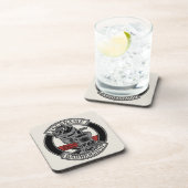 Persoonlijke Retro BarberWinkel Barber Stoel Salon Bier Onderzetter (Rechterzijde)