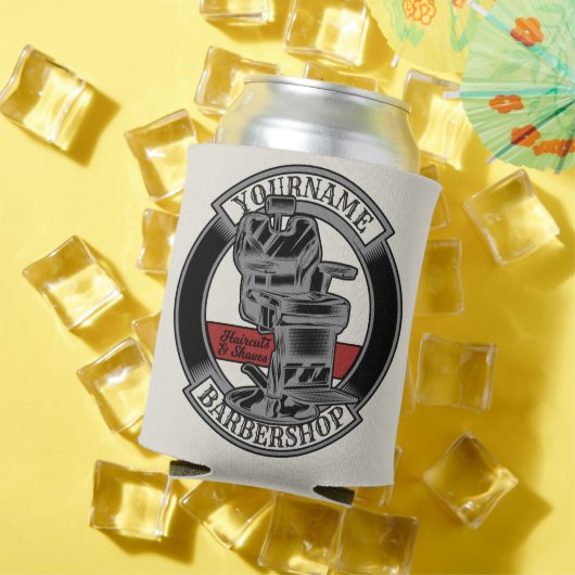 Persoonlijke Retro BarberWinkel Barber Stoel Salon Blikjeskoeler (Insitu Zomer)