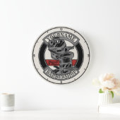 Persoonlijke Retro BarberWinkel Barber Stoel Salon Grote Klok (Huis)