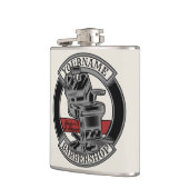 Persoonlijke Retro BarberWinkel Barber Stoel Salon Heupfles (Links)