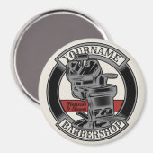 Persoonlijke Retro BarberWinkel Barber Stoel Salon Magneet (Voorkant / Achterkant)
