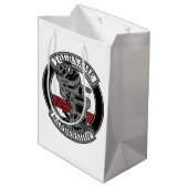 Persoonlijke Retro BarberWinkel Barber Stoel Salon Medium Cadeauzakje (Achterkant Gekanteld)