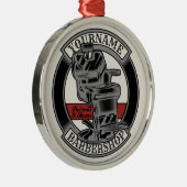 Persoonlijke Retro BarberWinkel Barber Stoel Salon Metalen Ornament (Rechts)