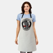 Persoonlijke Retro BarberWinkel Barber Stoel Salon Schort (Gedragen)