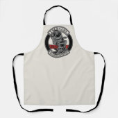 Persoonlijke Retro BarberWinkel Barber Stoel Salon Schort (Voorkant)