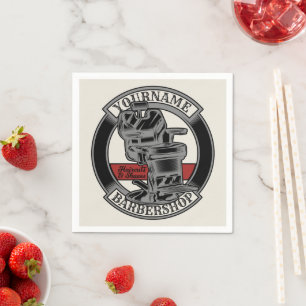 Persoonlijke Retro BarberWinkel Barber Stoel Salon Servet