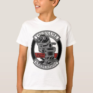 Persoonlijke Retro BarberWinkel Barber Stoel Salon T-shirt