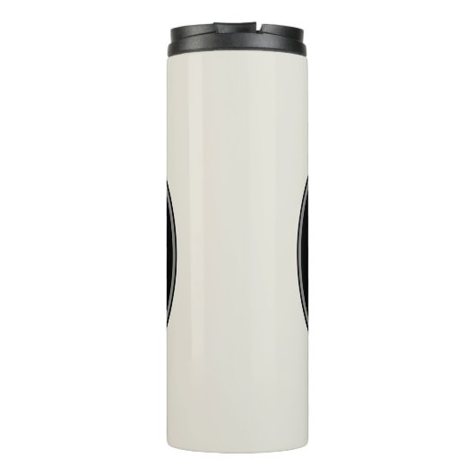 Persoonlijke Retro BarberWinkel Barber Stoel Salon Thermosbeker (Achterkant)