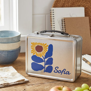 Persoonlijke Retro Bloemen Daisy Met Eigen Naam Ca