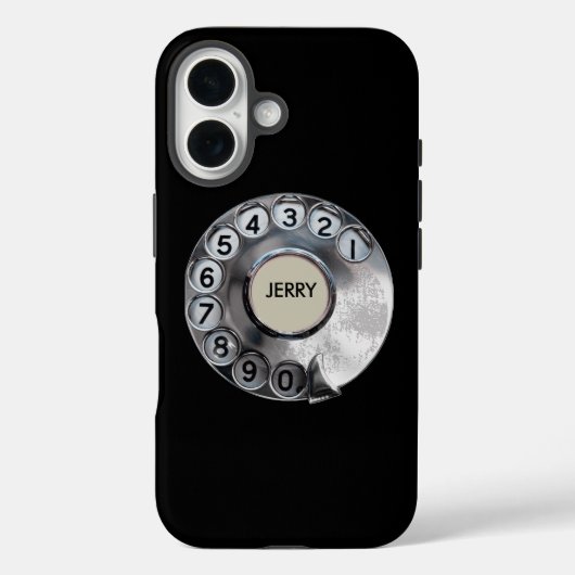 Persoonlijke Retro Draaischijf Case-Mate iPhone Case (Achterkant)