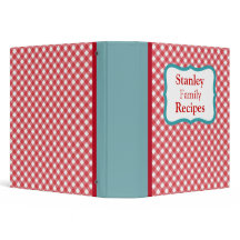 Persoonlijke Retro Familie Recepten Binder Cadeau