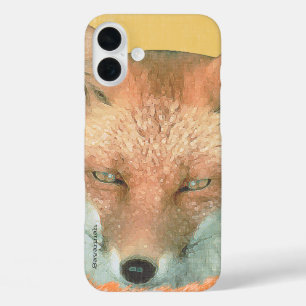 Persoonlijke Retro Fox Art Retro iPhone 7 Plus iPhone 16 Plus Hoesje