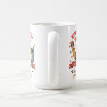 Persoonlijke Retro Kleuterleidster Mok Cadeau