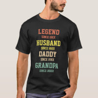 Persoonlijke Retro Legend Husband Dad Grandpa