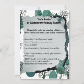 Persoonlijke Retro Minimalistische Bomen en Vormen Kaart (Voorkant)