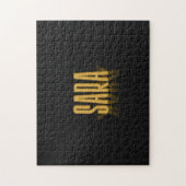 Persoonlijke Retro Movie Poster Sara Gold Legpuzzel (Verticaal)