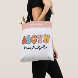 Persoonlijke Retro OBGYN Verpleegster Tote Bag