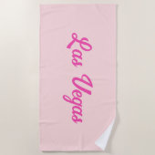 Persoonlijke Retro Pret Aangepaste Bestemming Strandlaken (Voorkant)