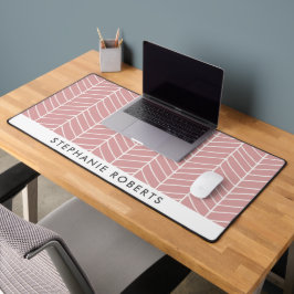 Persoonlijke Retro Roze Bureaumat