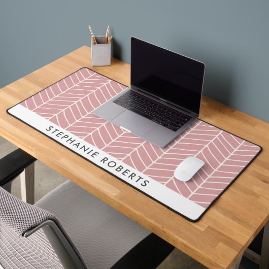 Persoonlijke Retro Roze Bureaumat (Kantoor 2)