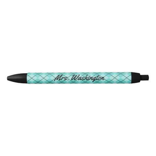 Persoonlijke Retro Schrijfpen Geschenk voor Leraar Zwarte Inkt Pen (Voorkant)