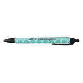 Persoonlijke Retro Schrijfpen Geschenk voor Leraar Zwarte Inkt Pen (Bodem)